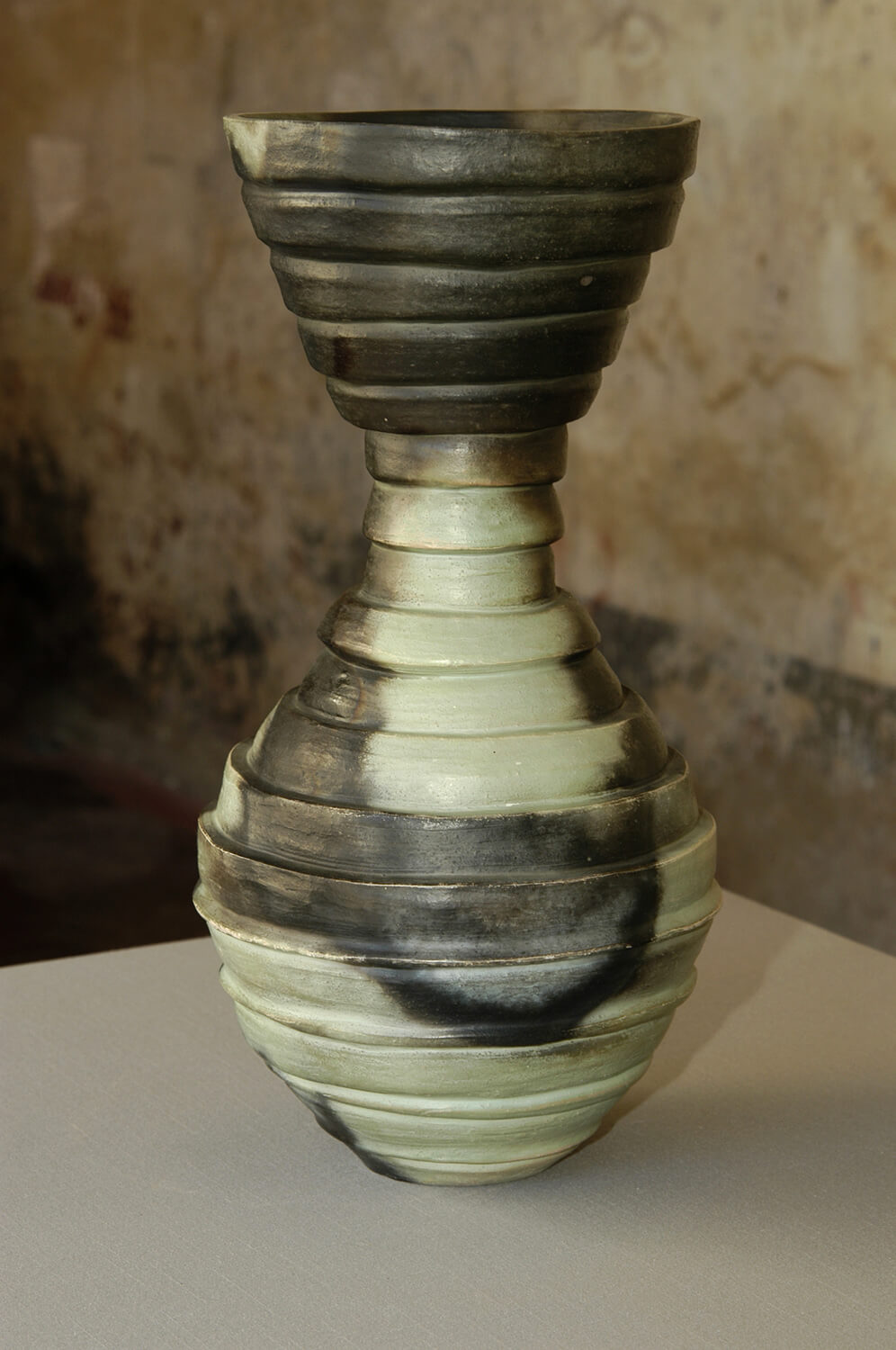 Chrome Vessel Vase